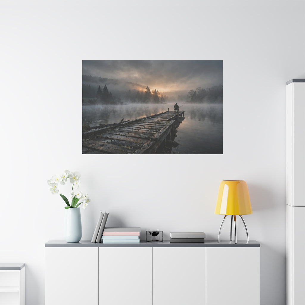 Fishing Dock — Wander Wild Co Canvas Print