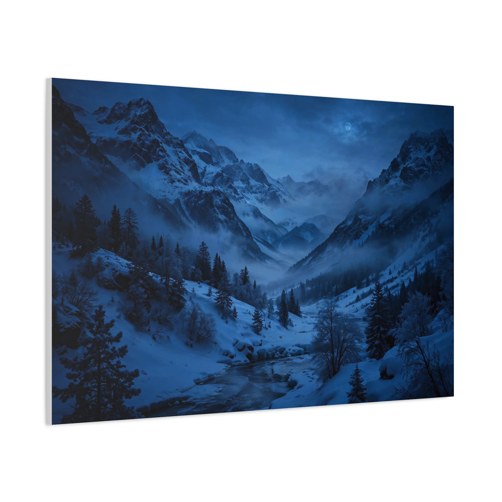 Snowy Valley — Wander Wild Co Canvas Print