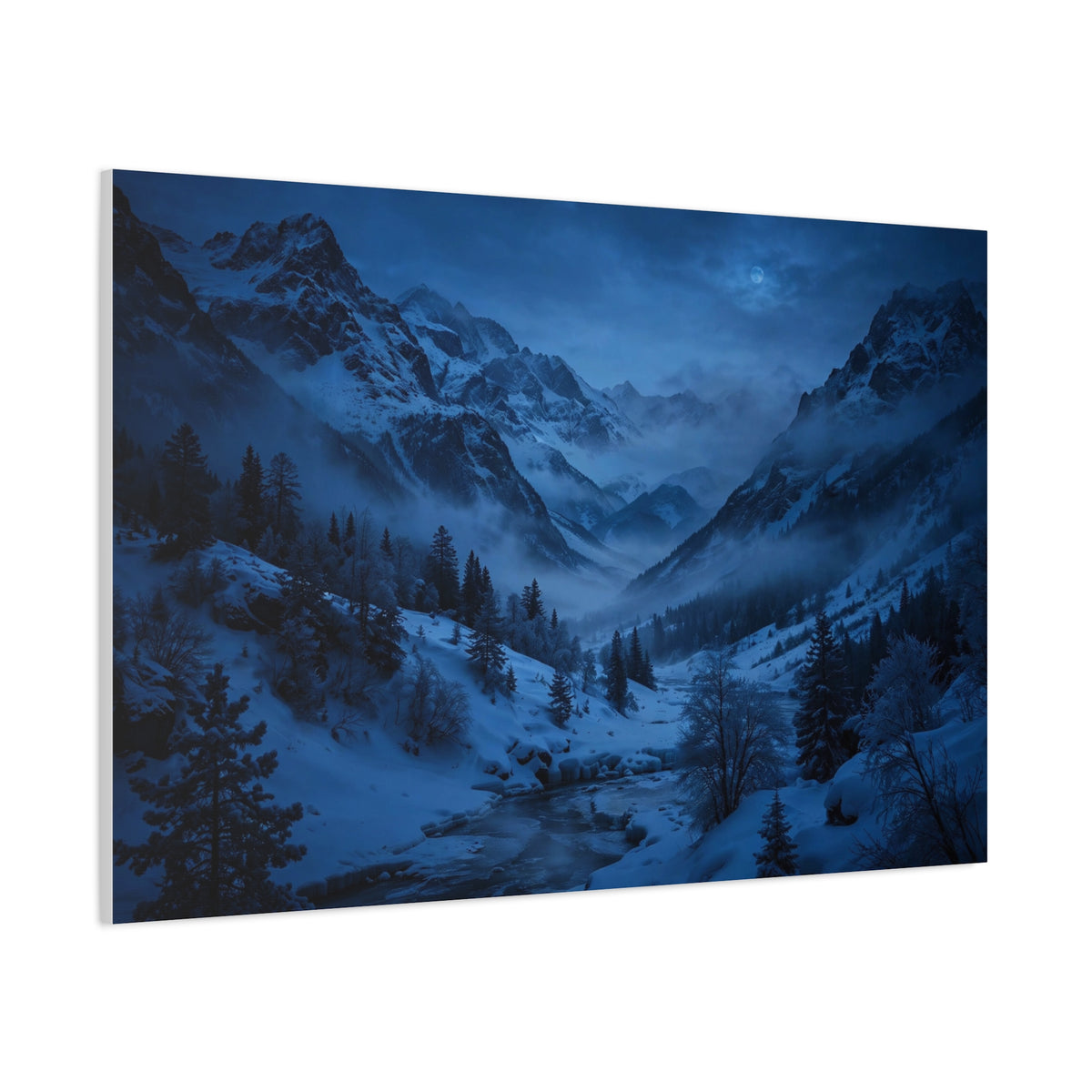 Snowy Valley — Wander Wild Co Canvas Print