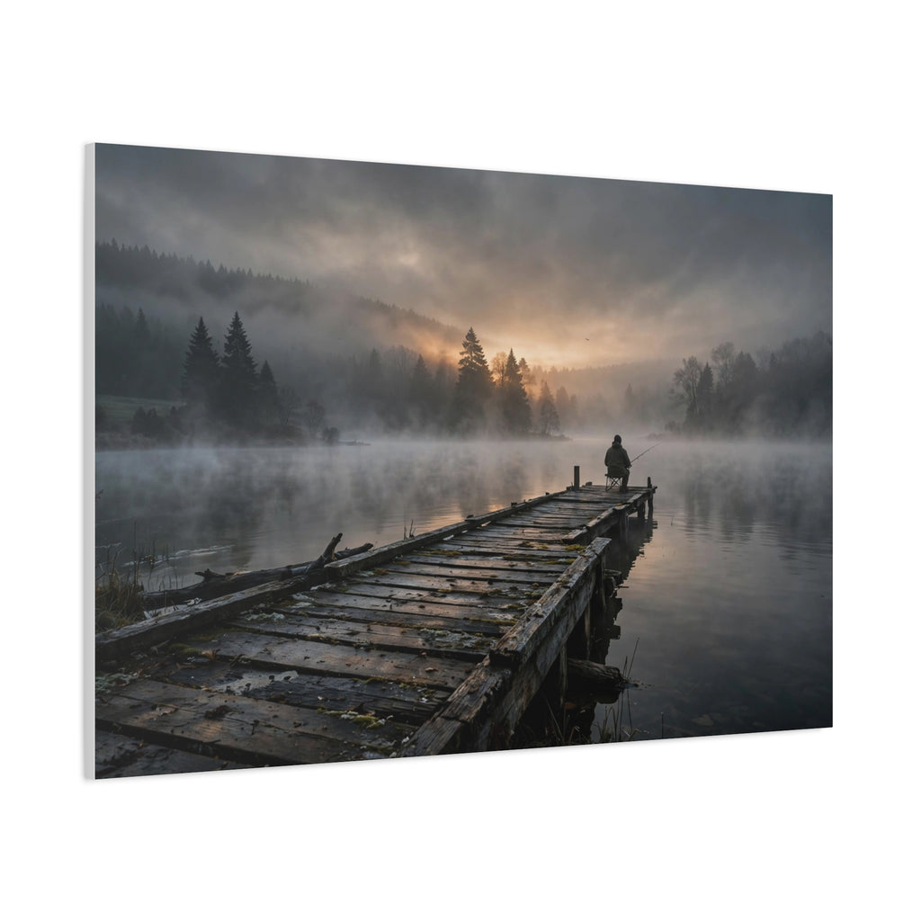 Fishing Dock — Wander Wild Co Canvas Print