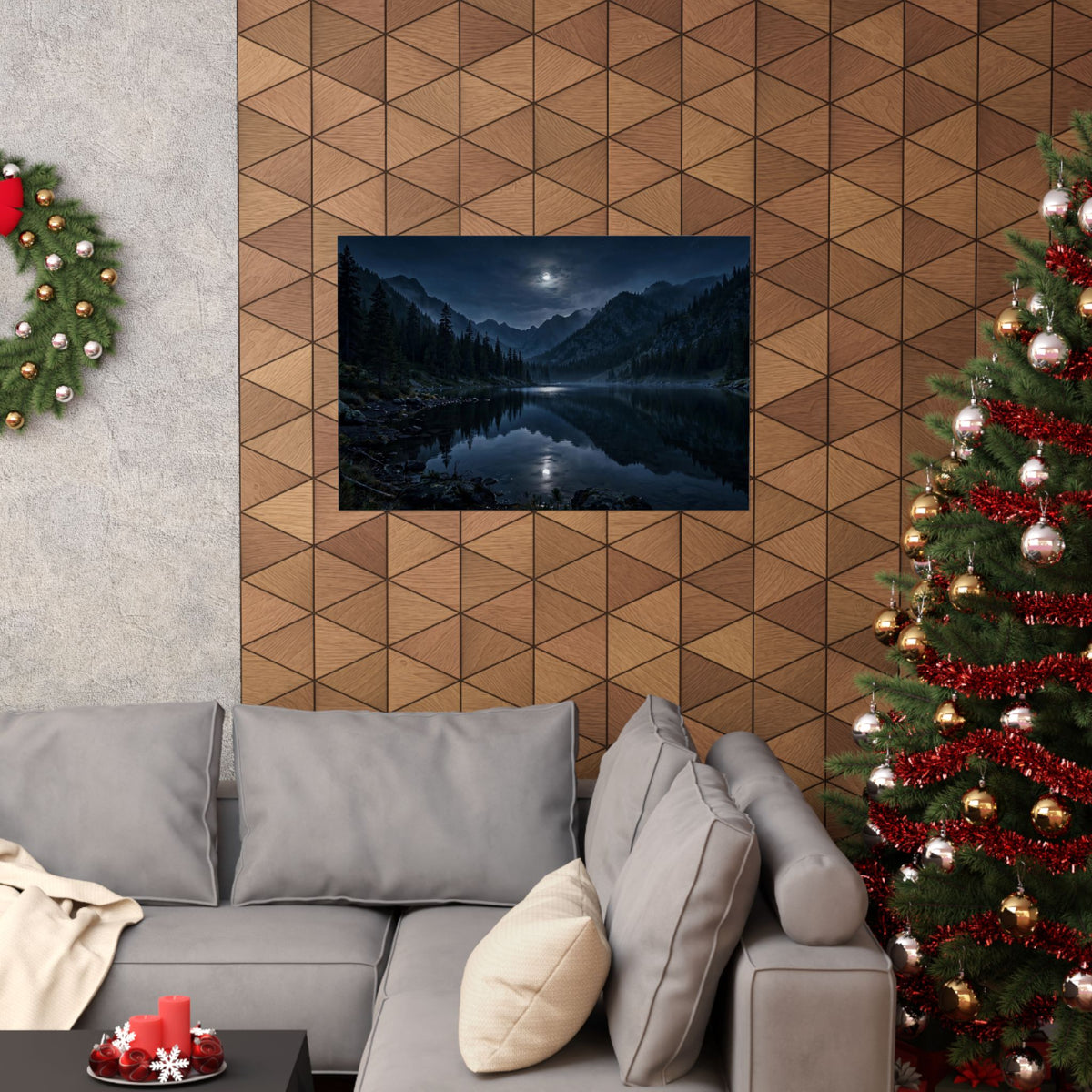 Moonlit Lake — Wander Wild Co Art Print