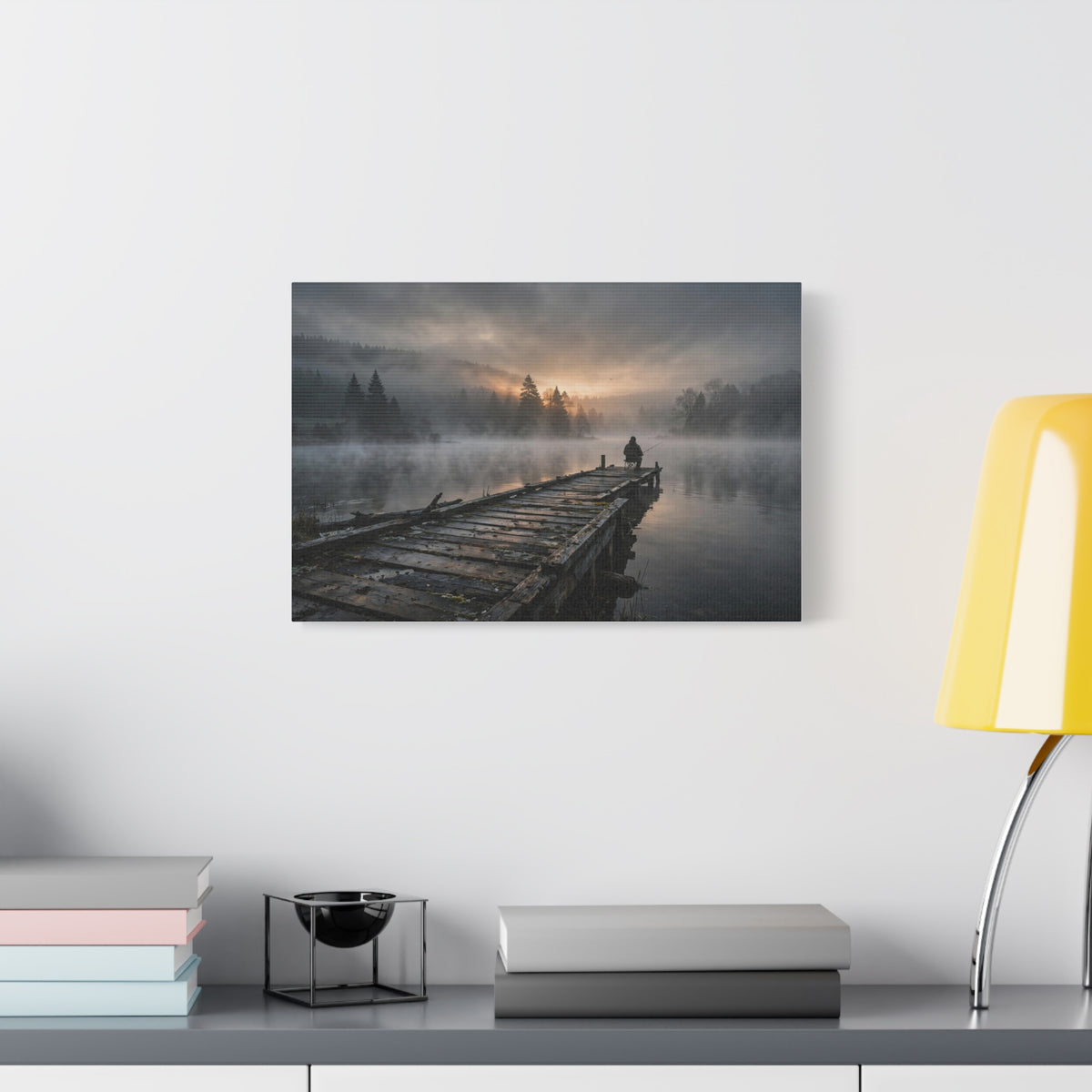 Fishing Dock — Wander Wild Co Canvas Print