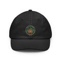 Vintage wild and free wilderness design on a Wander Wild Co dad cap