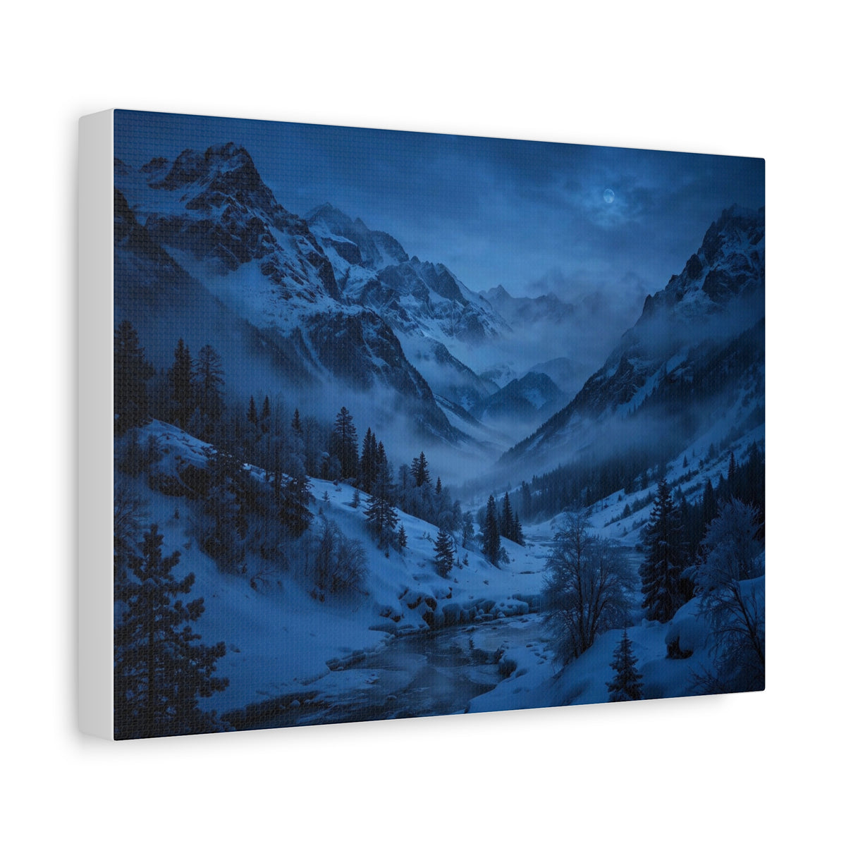 Snowy Valley — Wander Wild Co Canvas Print