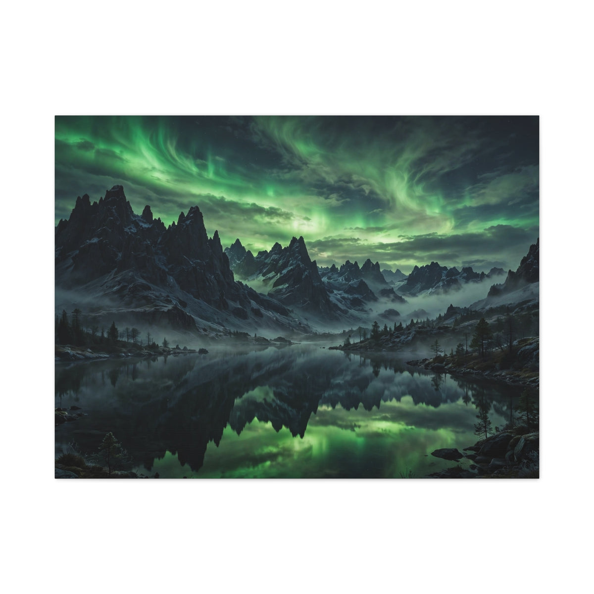 Northern Lights — Wander Wild Co Canvas Print