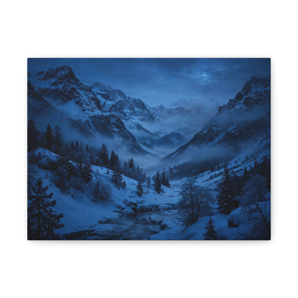 Snowy Valley — Wander Wild Co Canvas Print