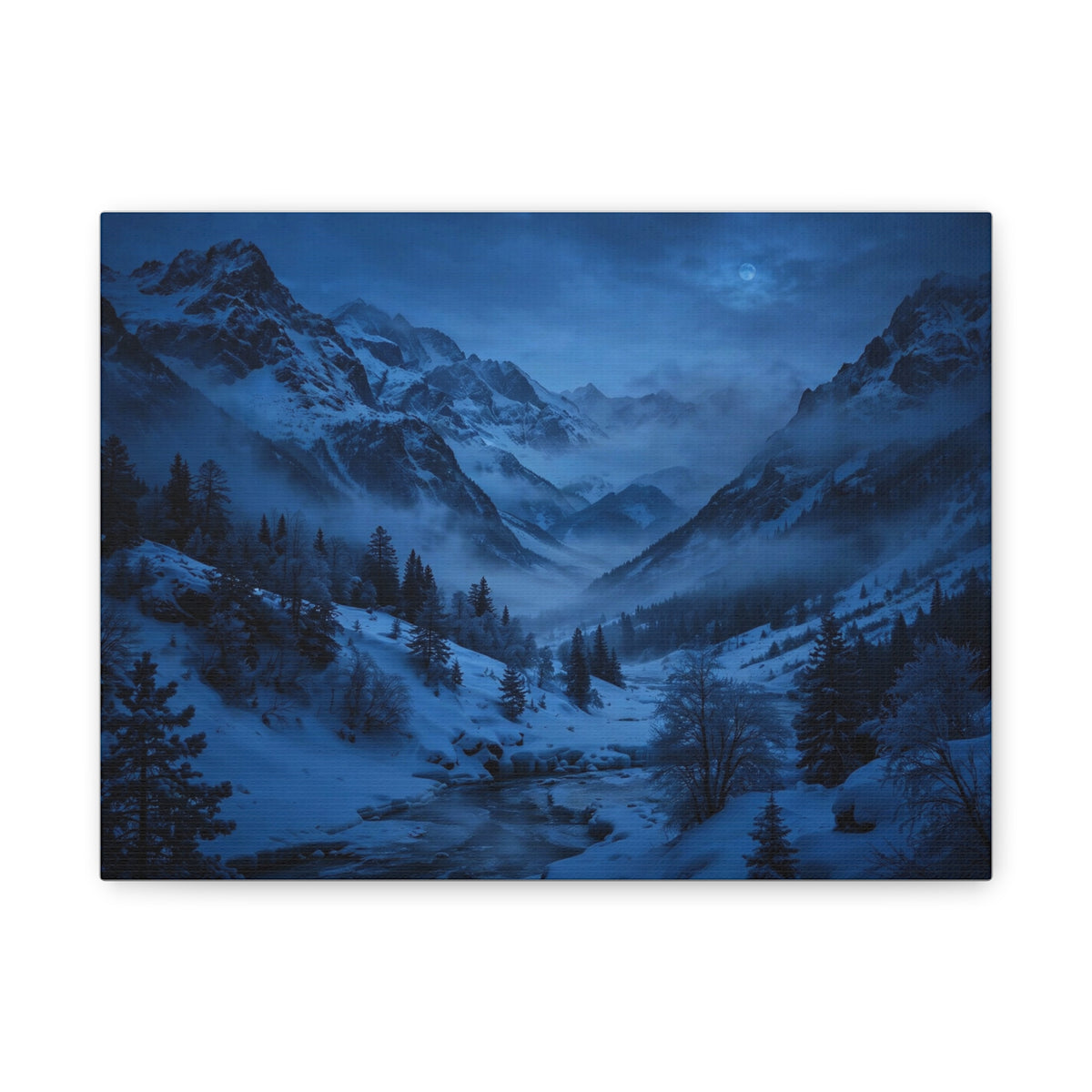 Snowy Valley — Wander Wild Co Canvas Print