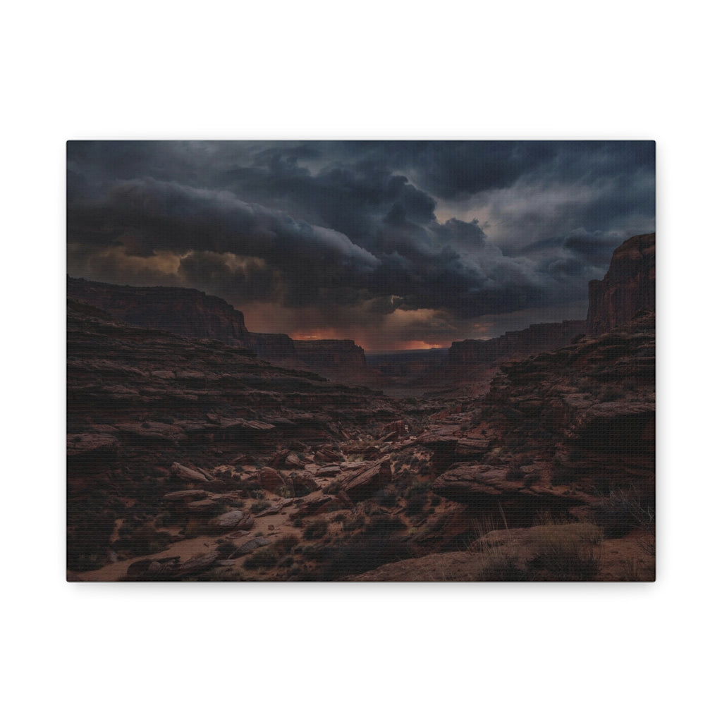 Canyon at Dusk — Wander Wild Co Canvas Print