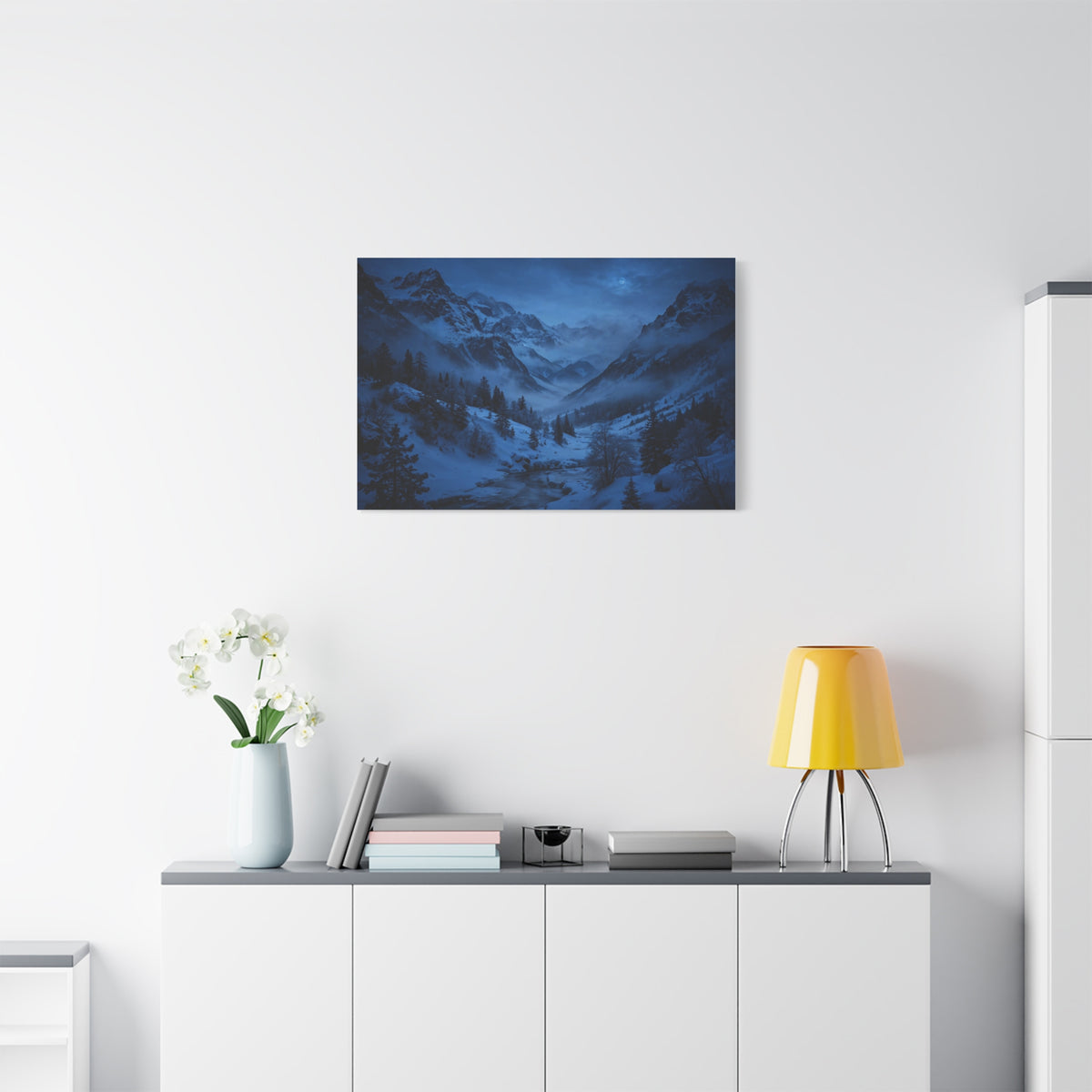 Snowy Valley — Wander Wild Co Canvas Print