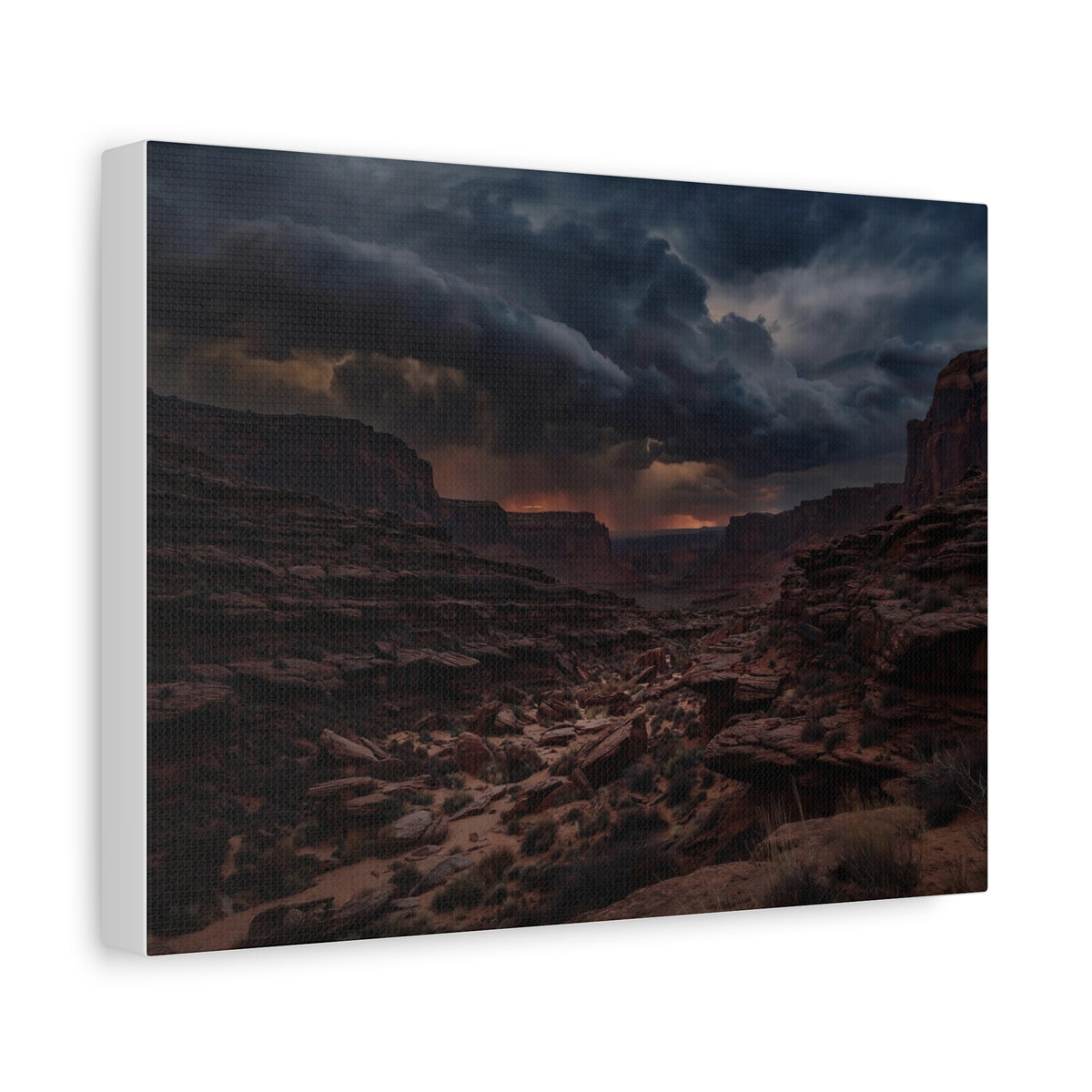 Canyon at Dusk — Wander Wild Co Canvas Print