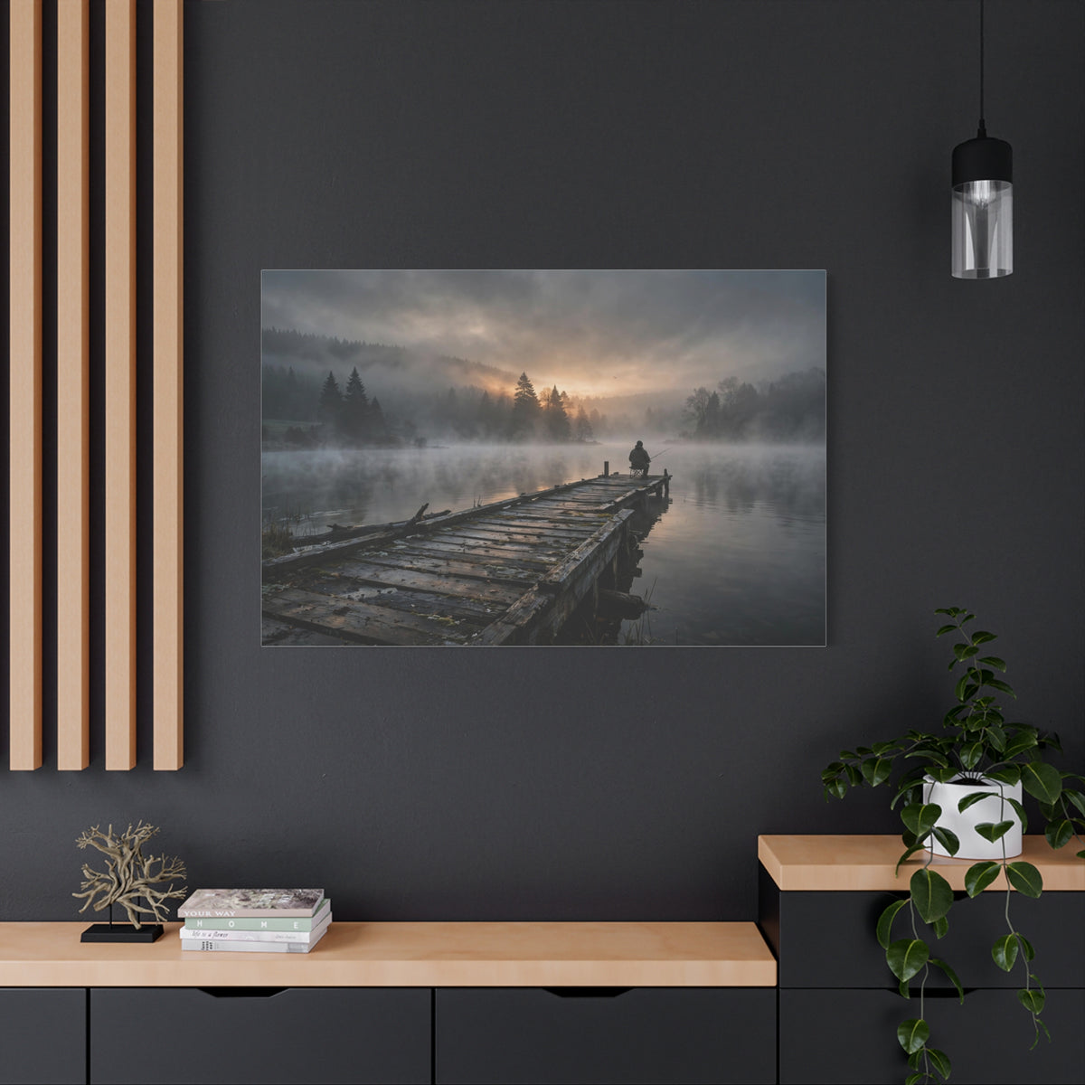 Fishing Dock — Wander Wild Co Canvas Print