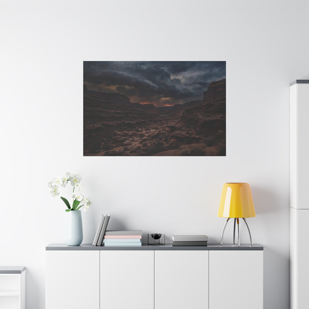 Canyon at Dusk — Wander Wild Co Canvas Print