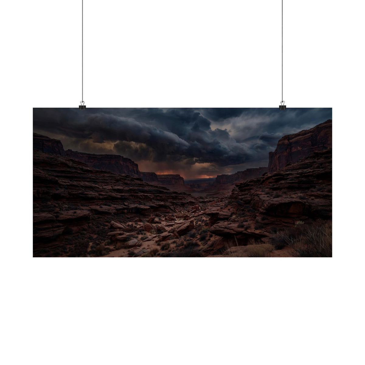Canyon at Dusk — Wander Wild Co Art Print