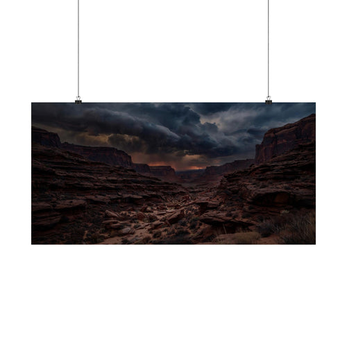 Canyon at Dusk — Wander Wild Co Art Print