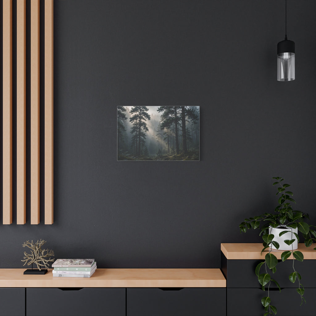 Fog Forest — Wander Wild Co Canvas Print