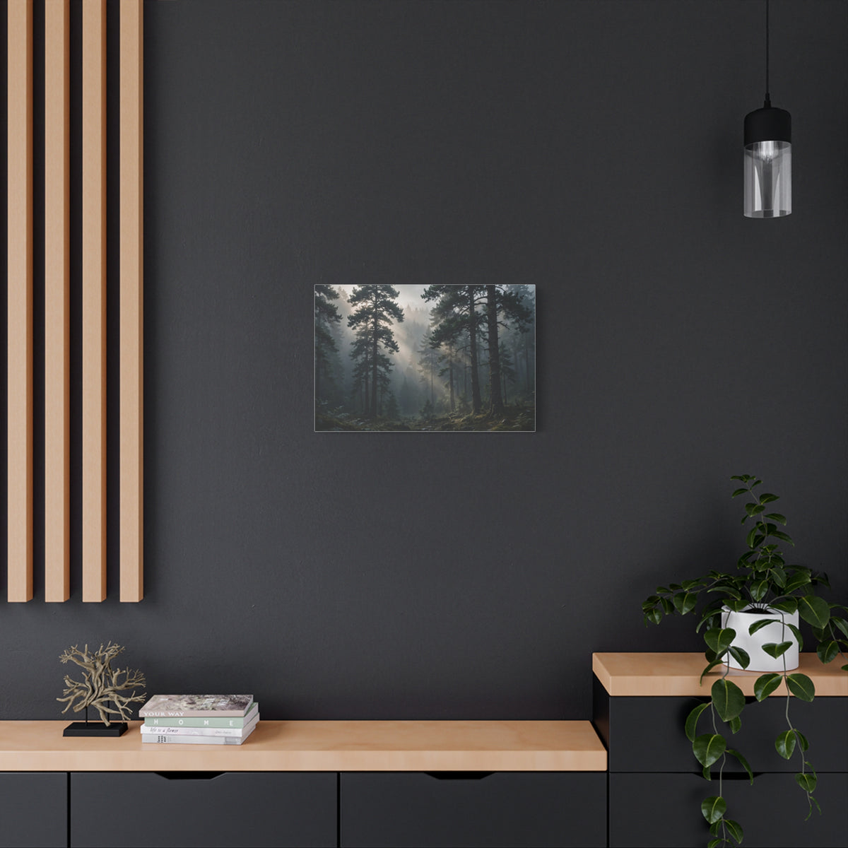 Fog Forest — Wander Wild Co Canvas Print