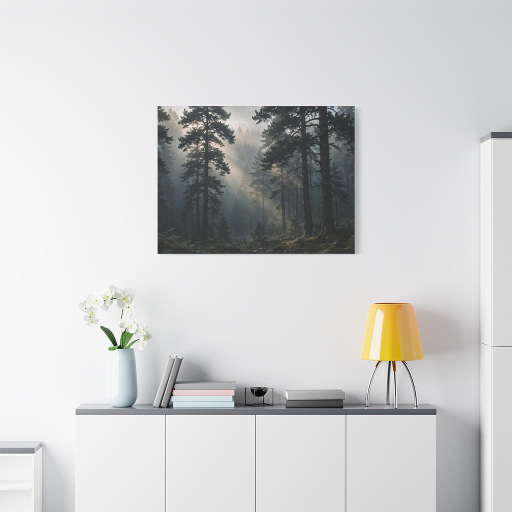 Fog Forest — Wander Wild Co Canvas Print