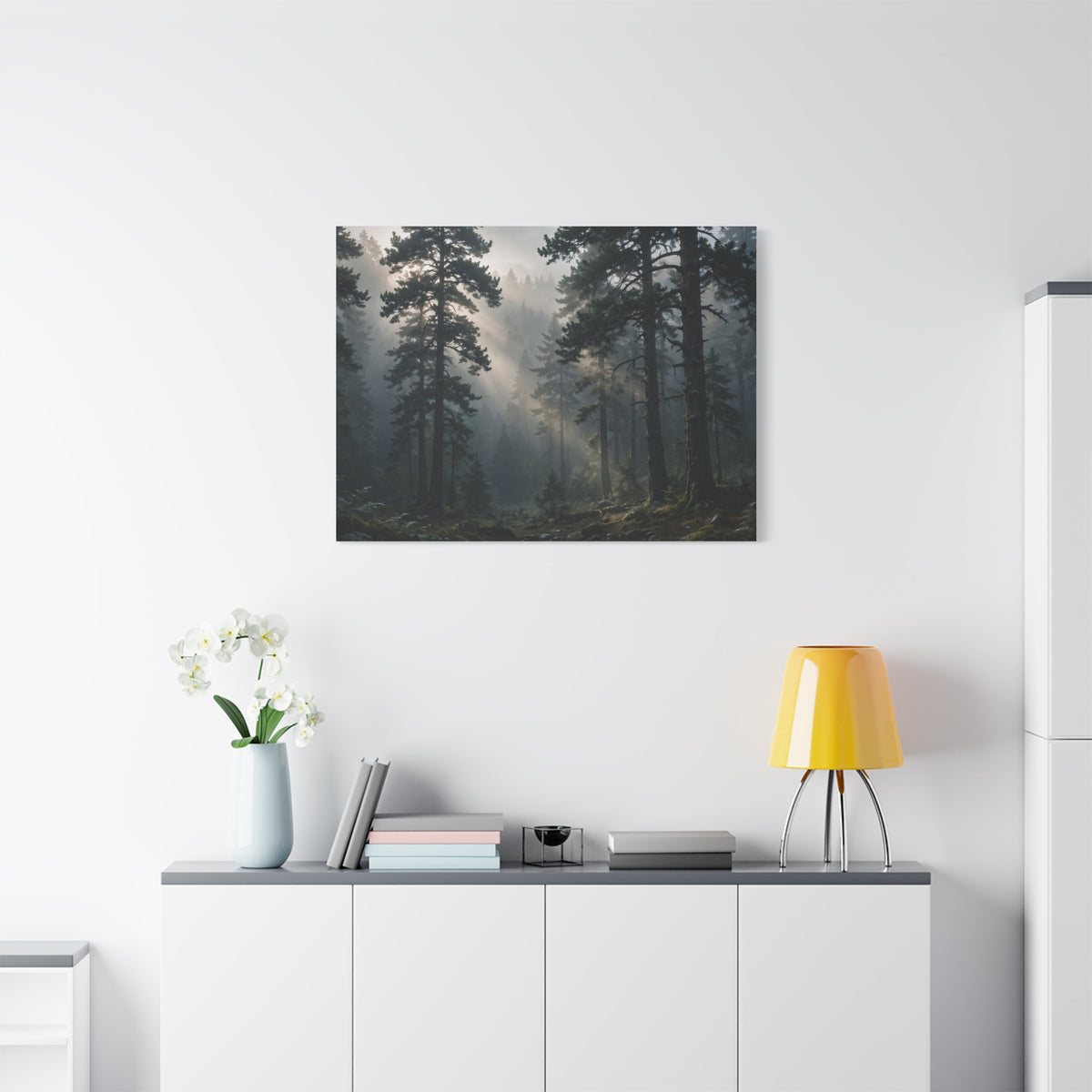 Fog Forest — Wander Wild Co Canvas Print