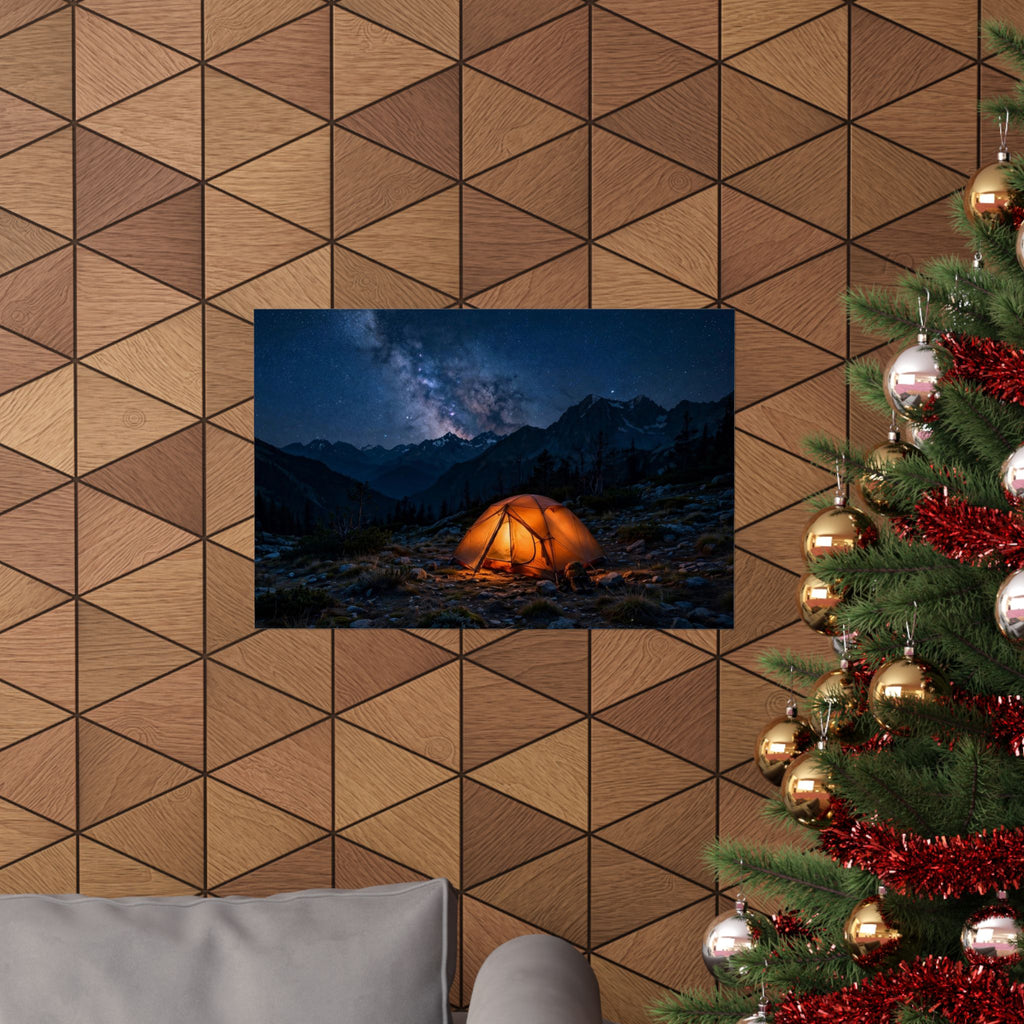 Tent Under Stars — Wander Wild Co Art Print