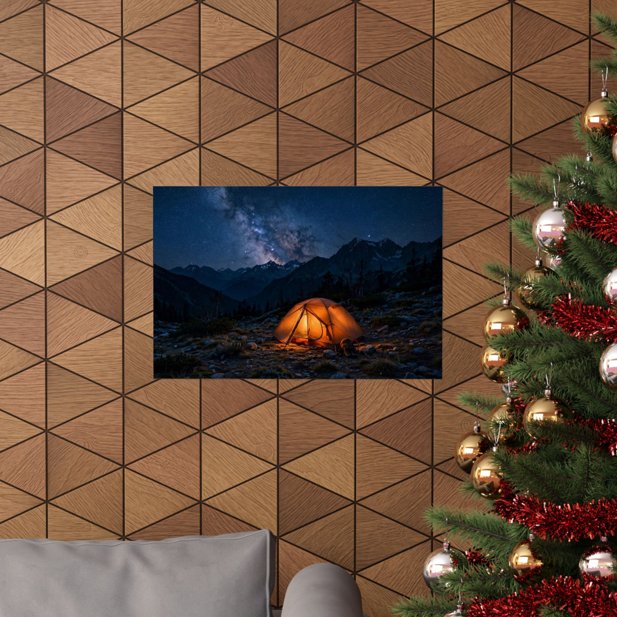 Tent Under Stars — Wander Wild Co Art Print