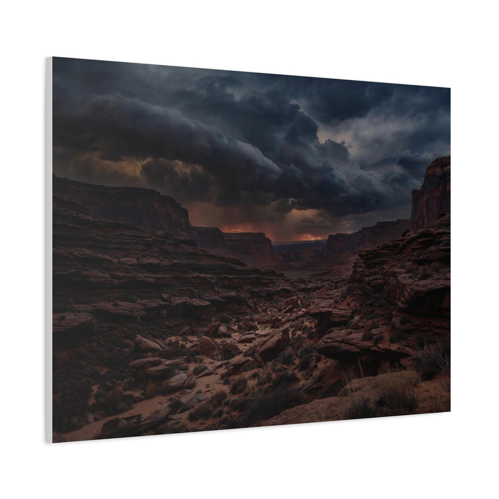 Canyon at Dusk — Wander Wild Co Canvas Print