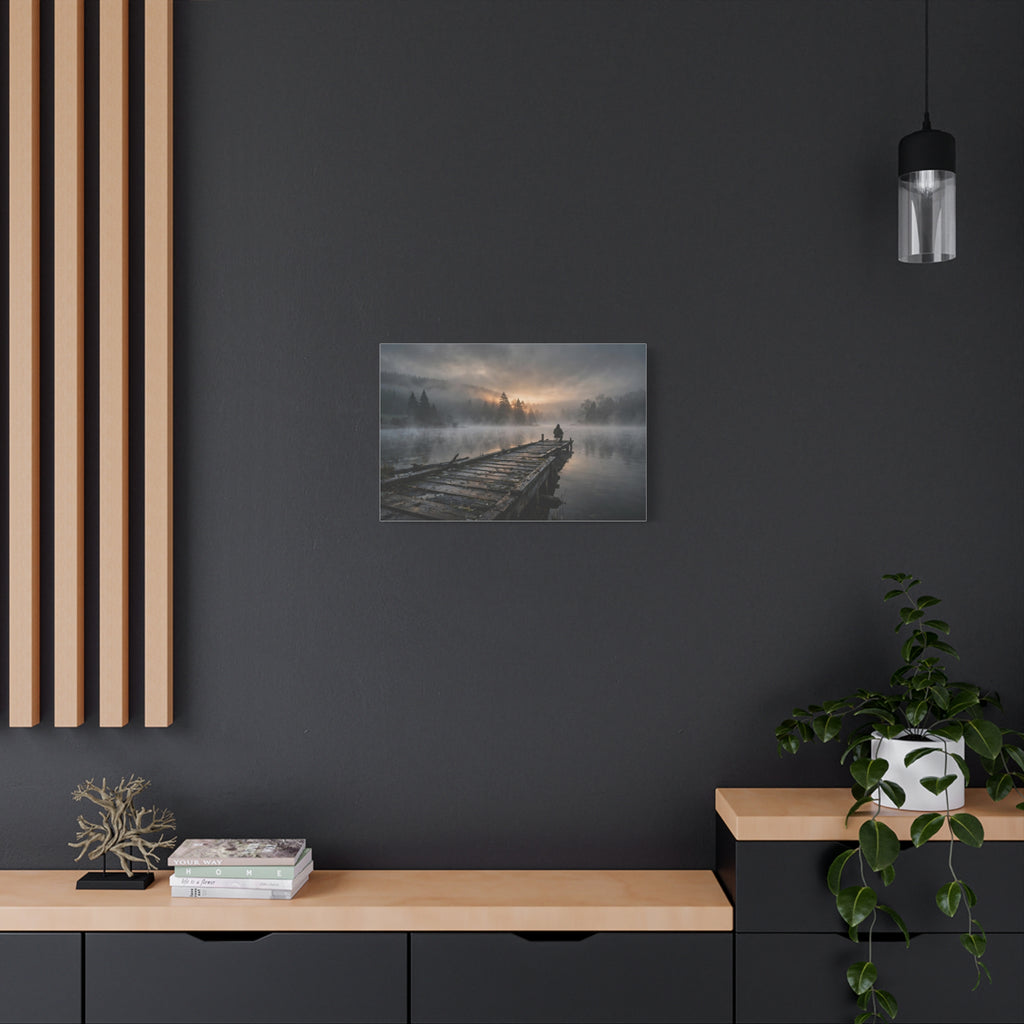 Fishing Dock — Wander Wild Co Canvas Print