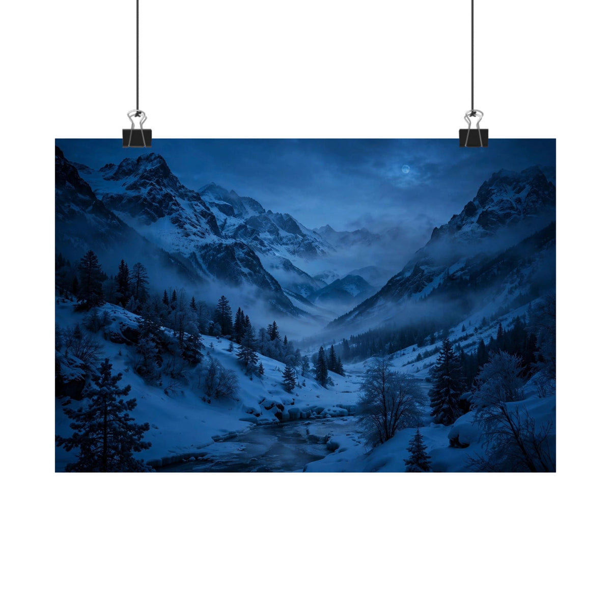 Snowy Valley — Wander Wild Co Art Print