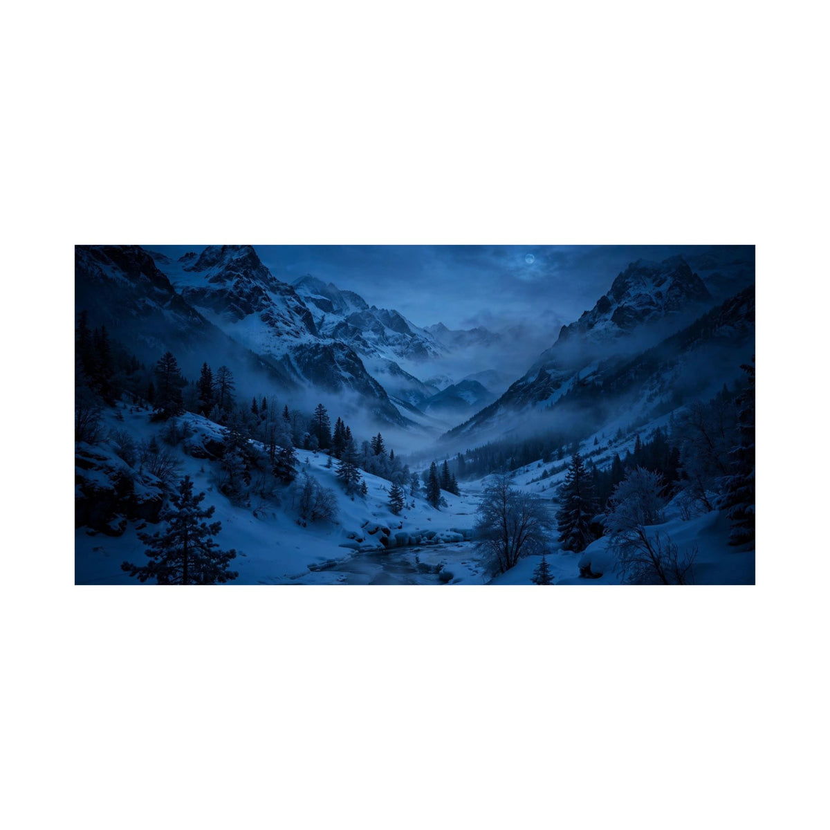 Snowy Valley — Wander Wild Co Art Print