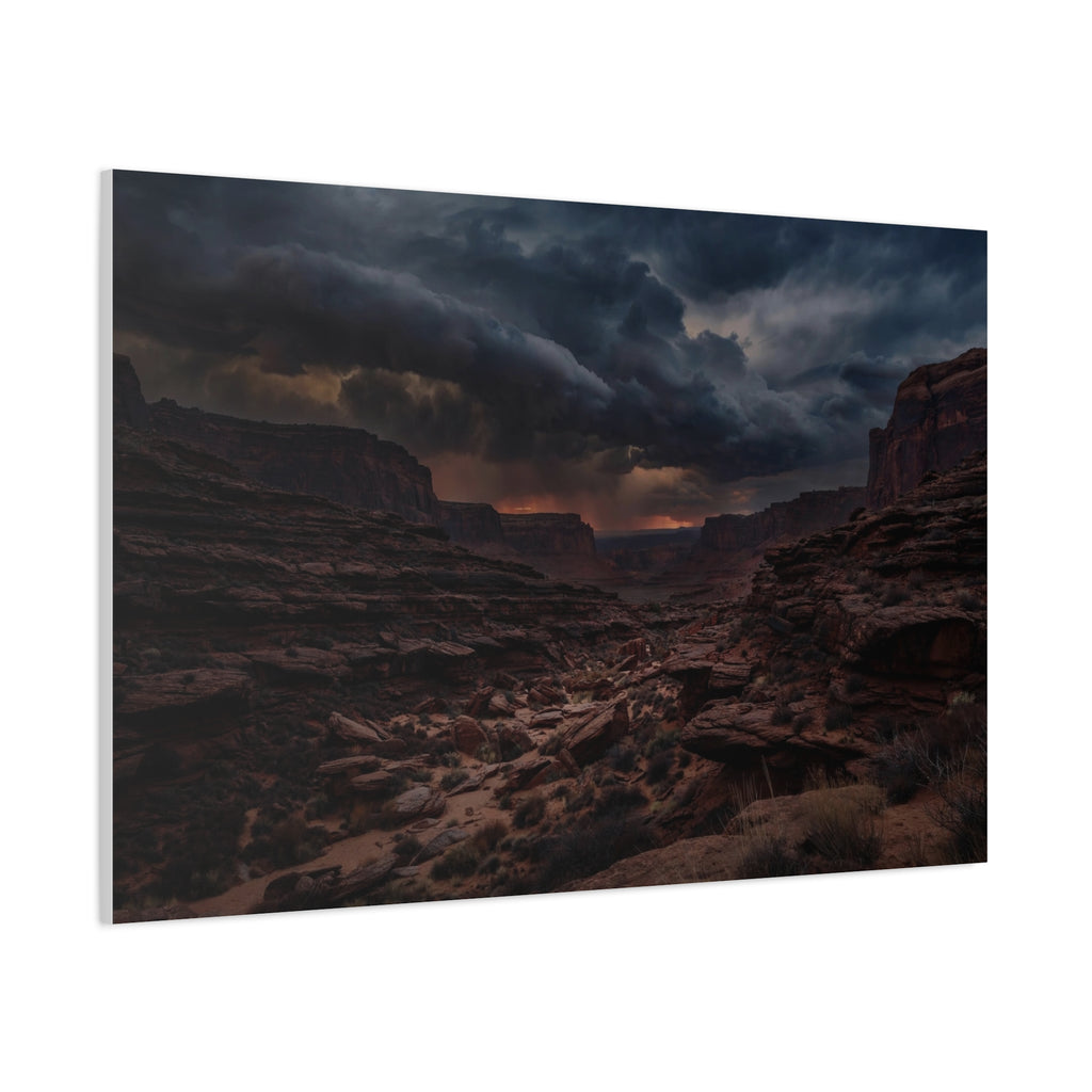 Canyon at Dusk — Wander Wild Co Canvas Print