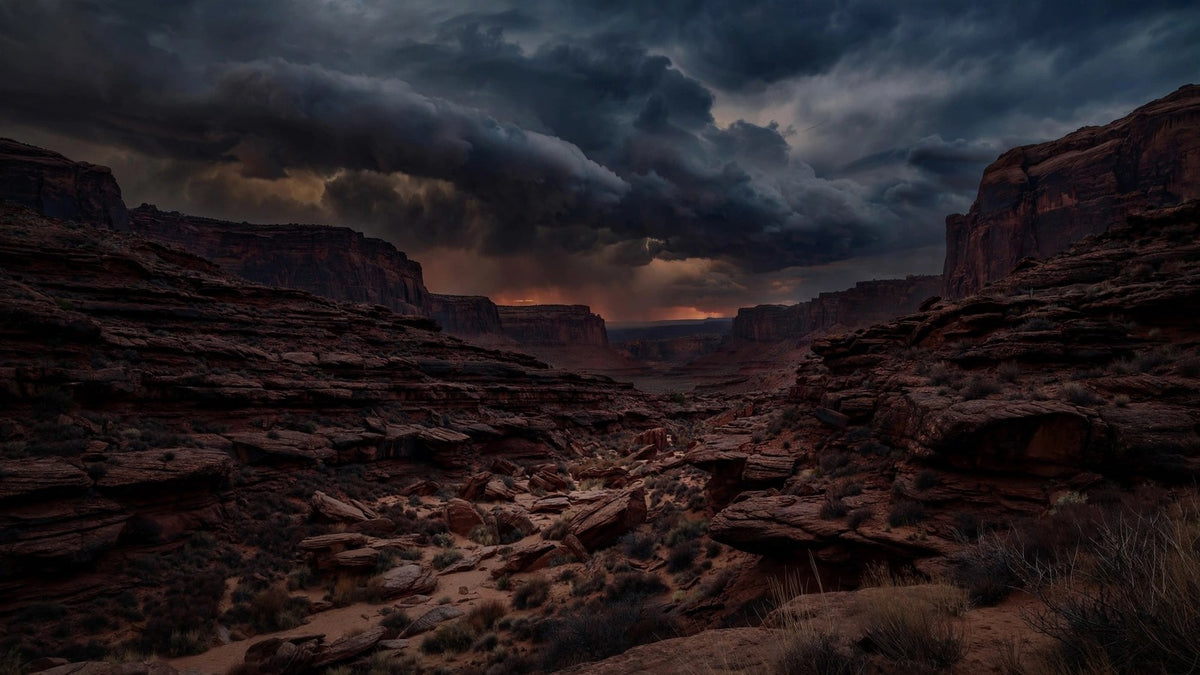 Canyon at Dusk — Printable Wall Art (Digital Download)
