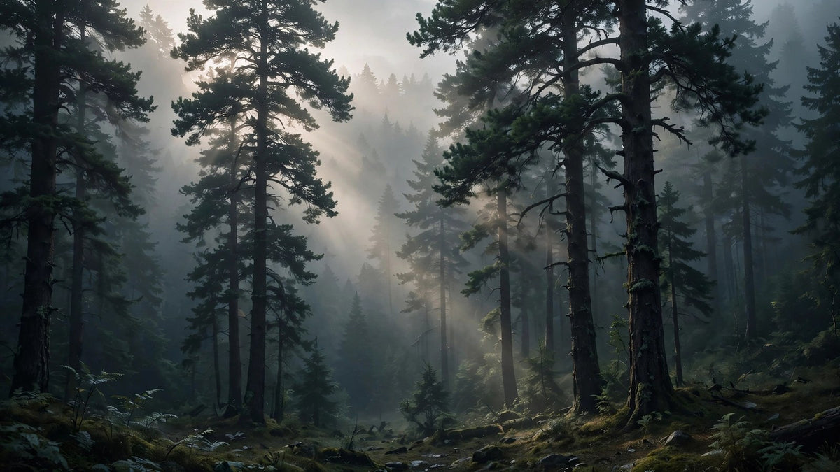 Fog Forest — Printable Wall Art (Digital Download)