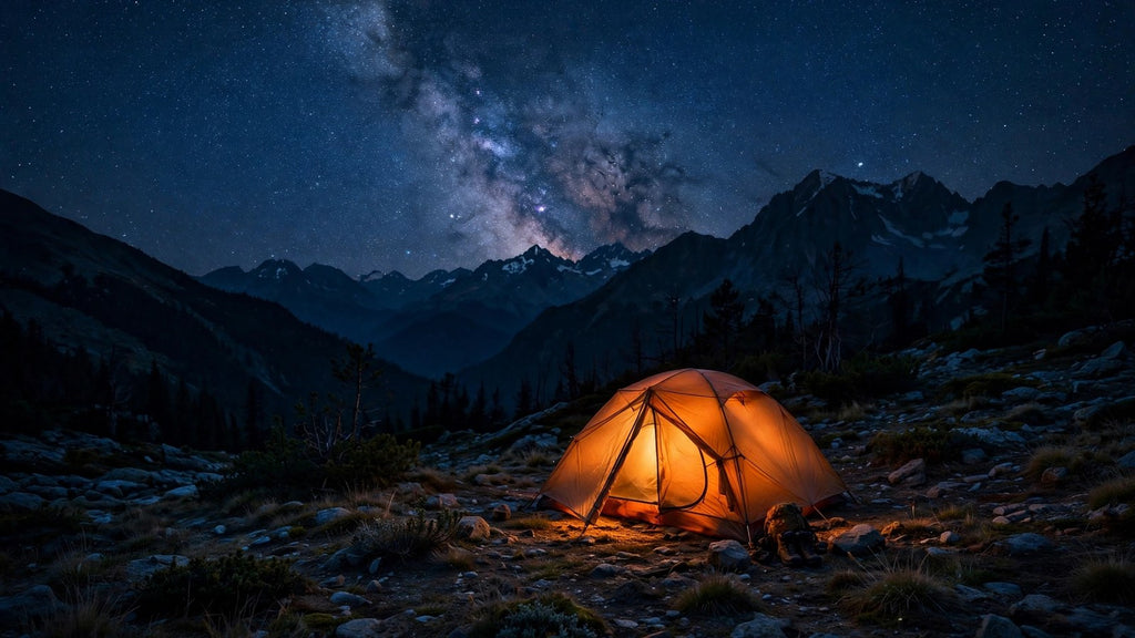 Tent Under Stars — Printable Wall Art (Digital Download)